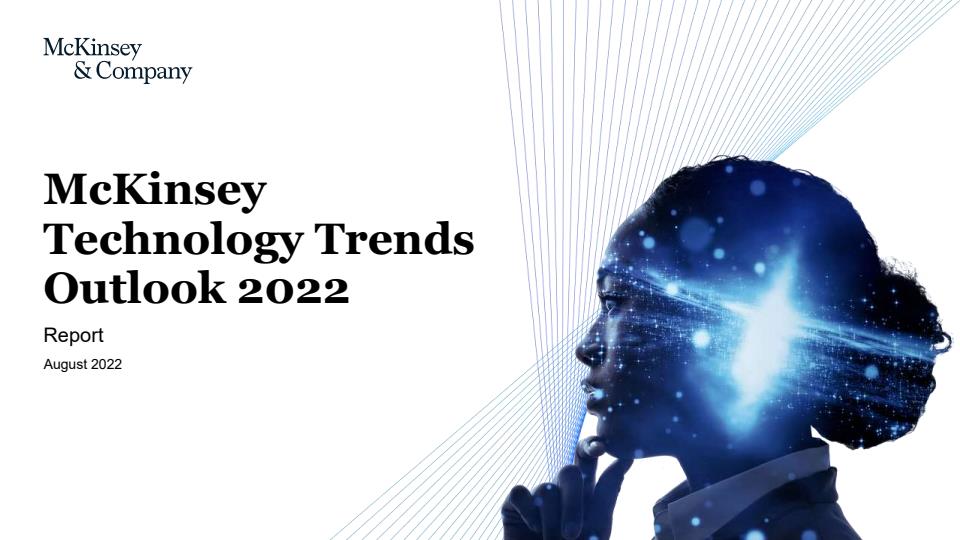 McKinsey Technology Trends Outlook 2022 McKinsey